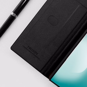 Nillkin Qin Pro Suojakuori Samsung Galaxy Z Fold 7:lle S Pen -tilalla - Musta