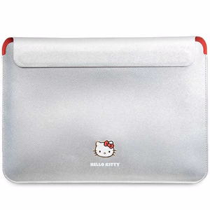 Hello Kitty PU Metal Logo suojakotelo 14 tuuman kannettavalle - hopeinen