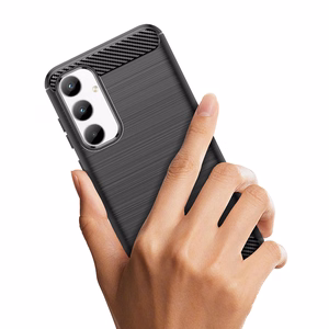 Carbon Suojakuori Samsung Galaxy A35:lle - musta