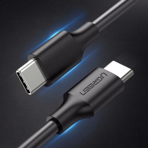 Ugreen US286 USB-C - USB-C PD QC 3A 480Mb/s -kaapeli 2m - musta