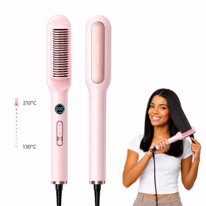 Hair styling comb Wavytalk Sleek Sweep pink