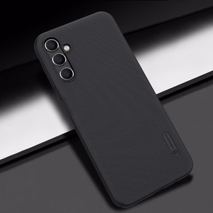 Nillkin Super Frosted Shield Suojakuori Samsung Galaxy A14 5G / Galaxy A14:lle musta