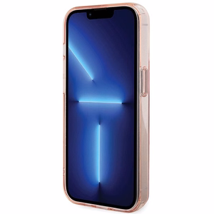 KARL LAGERFELD Suojakuori IPHONE 15 Pro MagSafe-yhteensopiva KLHMP15LHMRSKCP (Ringstand KC) vaaleanpunainen
