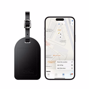 Apple Find My -yhteensopiva paikannin Hoco E91H matkalaukkuun, musta