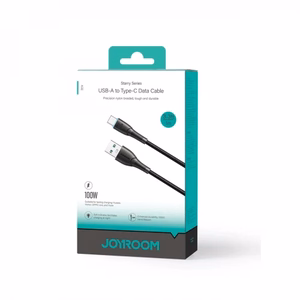 Joyroom Starry series SA32-AC6 100W USB-A / USB-C kaapeli 1m - musta