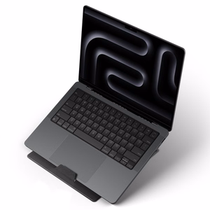 Spigen SlimFold LD201-S8 -kannettavan tietokoneen teline, harmaa