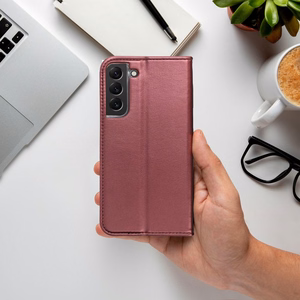 SMART MAGNETO Book -suojakuori Samsung A37:lle viininpunainen
