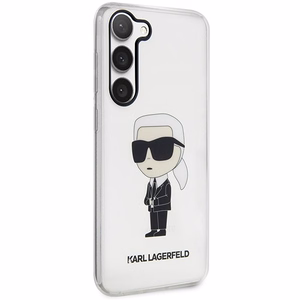 Karl Lagerfeld KLHCS23MHNIKTCT S23+ S916 läpinäkyvä kovakuori Ikonik Karl Lagerfeld