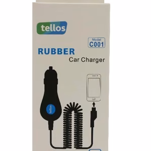 Autolaturi Tellos Rubber C001 iPhone 5/5S/SE/6/6S/7/7 Plus/8/8 Plus/X (1A) musta