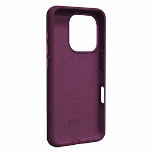 Etteri Silicone Mag -suojakuori iPhone 16 Pro Max 6,9 tuumaa -malleille, tumma kirsikanpunainen