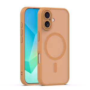 Mag Matt Suojakuori iPhone 16 6,1" ruskea kameransuoja