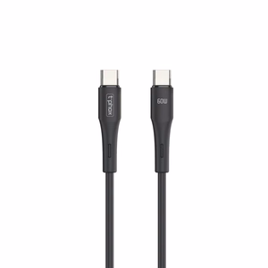 T-PHOX KAAPELI GENTLE USB-C/USB-C 60W MUSTA