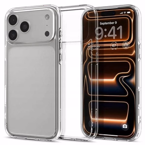 Spigen Ultra Hybrid Suojakuori iPhone 17 Pro:lle Crystal Clear