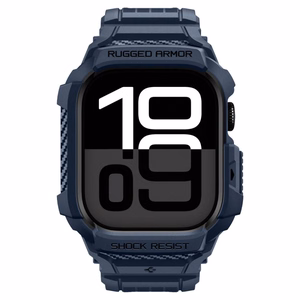 Spigen Rugged Armor Pro V2 Apple Watch 10 / 11 (42 mm) Laivastonsininen