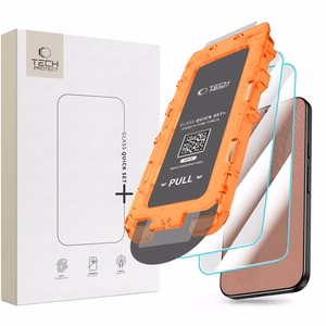 Tech-Protect Quick Set+ -karkaistut suojalasit laitteelle Google Pixel 9 / 9 Pro / 10 / 10 Pro / 11 / 11 Pro, 2 kpl