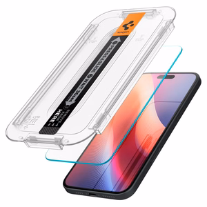 Spigen Glas.tR EZ Fit karkaistu lasi iPhone 15 / 16:lle - 2 kpl.