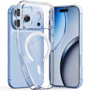 Tech-Protect FlexAir MagSafe -suojakuori iPhone 17 Pro Max / 18 Pro Max -malleille, läpinäkyvä