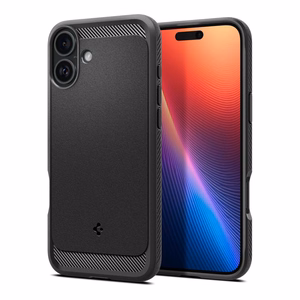 Spigen Rugged Armor Mag MagSafe Suojakuori iPhone 16 6,1 mattamusta