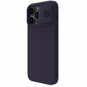 Nillkin CamShield Silky Magnetic Silicone Suojakuori Apple iPhone 14 Plus - Tummanvioletti