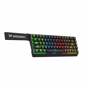 Wozinsky WKGP-1165 mekaaninen pelinäppäimistö RGB-taustavalaistuksella - musta