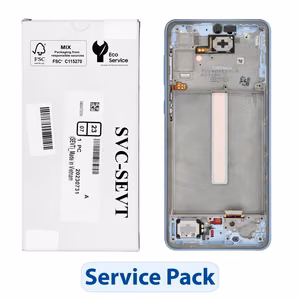 ServicePack LCD-näyttö SAMSUNG A33 5G A336B GH82-28143C sininen