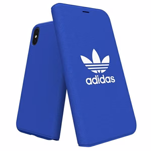 Adidas OR Booklet Case Kangaskotelo iPhone X/Xs - sininen
