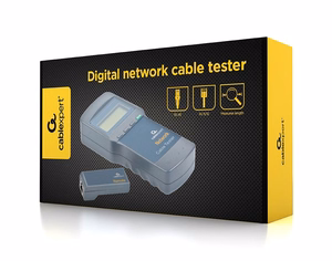 Cablexpert NCT-31 digitaalinen verkkokaapelitesteri, musta