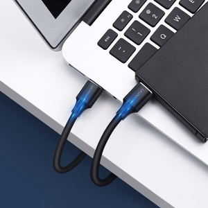 Ugreen USB 2.0 -kaapeli (uros) - USB 2.0 (uros) 1m musta (US128 10309)