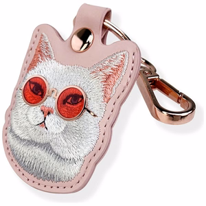 Nimmy Glasses Cool Cat Tracker Suojakuori - vaaleanpunainen
