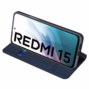 Dux Ducis Skin Pro suojakuori Xiaomi Redmi 15 4G/Redmi 15 5G tummansininen