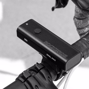 Rockbros 24710012001 polkupyörän etuvalo 800 lm + USB-C - USB-A kaapeli - musta
