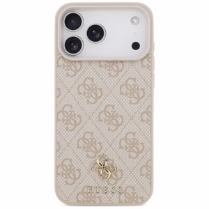 Guess 4G Small Classic Logo MagSafe-suojakuori iPhone 17 Pro Max / 18 Pro Max -malleille, vaaleanpunainen