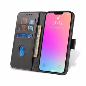 Magneettinen Suojakuori läpällä Samsung Galaxy S25+:lle - musta