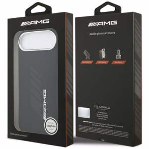 AMG Silicone Oversize Rhombs MagSafe Case for iPhone Air - Black