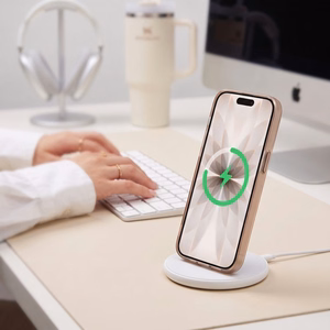 Tech-Protect MagZero MagSafe-suojakuori iPhone 17:lle, matta beigenruskea