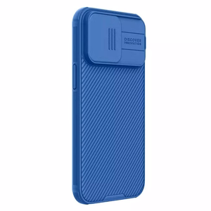 Nillkin CamShield Pro PC+TPU Suojakuori iPhone 15 Pro:lle sininen