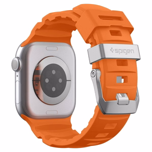 Spigen WBS2 Ranneke Apple Watch 8/9/10/11/SE/Ultra (44/45/46/49 mm) Oranssi