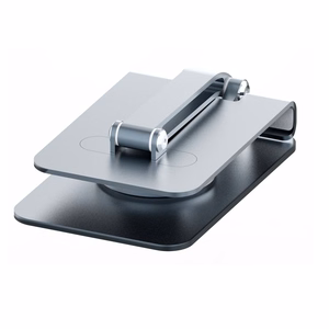Pöytäteline puhelimelle ja tabletille taitettava Forcell F-Grip Fold Stand 2 360 harmaa