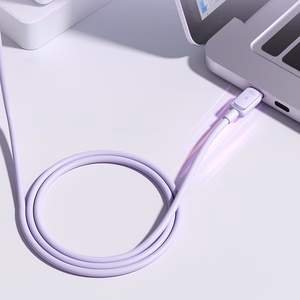 Joyroom Multi-Color Series A14 USB-C / USB-C 100W Kaapeli 1.2m - violetti