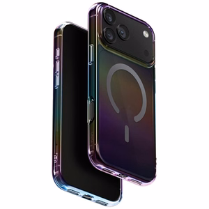 Uniq Iridescia Suojakuori iPhone 17 Pro Max:lle Magclick-latauksella - Moniväri