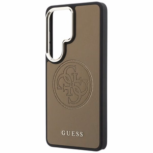 Guess suojakuori Perforated Logo MagSafe Samsung Galaxy S26 Ultra:lle ruskea