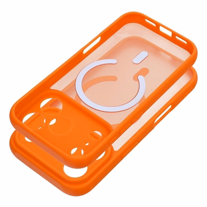 Suojakuori iPhone 16 PRO MAX:lle Full Matte Mag Cover MagSafe-yhteensopiva oranssi