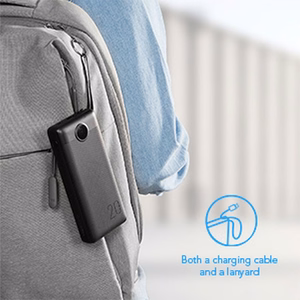 Ulkoinen akku Veger C20 (W2047 / W2059) 20000 mAh sisäänrakennetuilla Micro-USB-kaapeleilla / Type C / Lightning musta