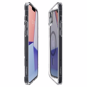 Spigen Ultra Hybrid Mag -kotelo MagSafella iPhone 14 Plus -puhelimelle - kirkkaanharmaa