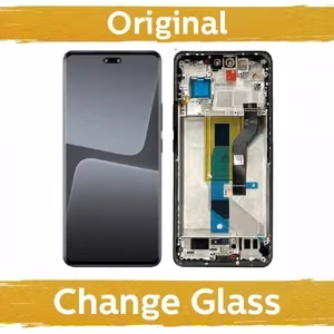LCD-näyttö, yhteensopiva Xiaomi 13 Lite kehyksellä / musta (Uusittu: Kiina)