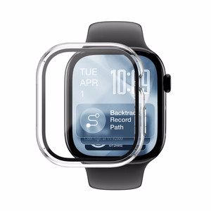 AmazingThing Radix Glass Screen Protector with Case for Apple Watch Series 11 42mm - Clear