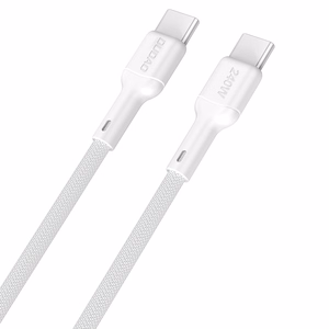 Dudao L9C Max 240W PD USB-C - USB-C Kaapeli 1,2m - Valkoinen