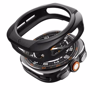 Spigen Liquid Air -suojakuori mallille Samsung Galaxy Watch Ultra 47 mm – musta