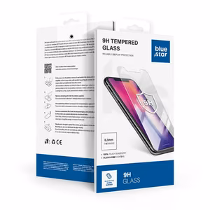 Tempered Glass for Motorola G85 Blue Star 5D black