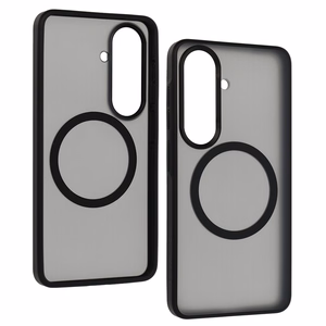 Liavec Soft Case Metal Frame Samsung Galaxy S26:lle musta
